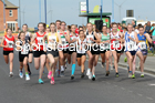 Girls under-15s 2021 Northern 6 and 4 Stage and Young Athletes Road Relays, Redcar. Photo: David T. Hewitson/Sports for All Pics